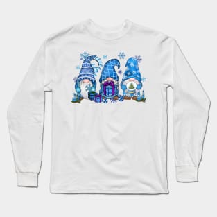 3 Winter Gnomes Long Sleeve T-Shirt